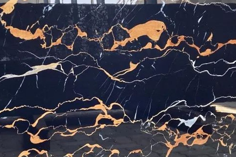 Golden Portoro marble